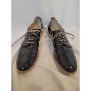 Attilio Giusti Leombruni Womens Black Leather Oxford Shoes Size 40/ US 9